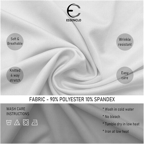 طقم ملابس للأولاد من Essenclo، تي شيرت رياضي بياقة دائرية بدون أكمام وأطقم ملابس قصيرة للأولاد مع جيوب 4 قطع - مقاس 5-14 in Kuwait