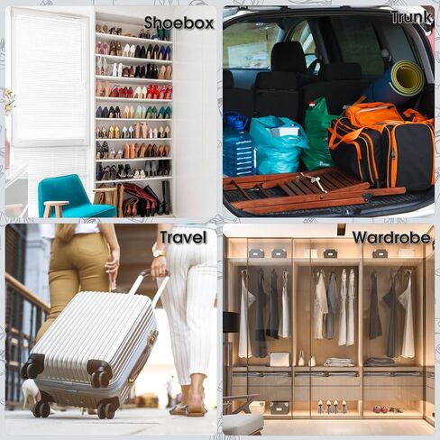 12PCS Shoe Bags,Portable Travel Shoe Bags,Large Shoe Dust Bags with Rope Clear Window,Non-Woven Shoes Pouch Storage Organizer for Men Women,Shoe Bags for Travel Storage Packing,Black 17.3" X 12.6" in Saudi Arabia