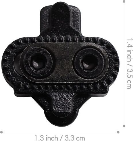 مو فيت زوج واحد من مسامير الدراجة متوافقة مع SPD SH51 - دوارة مصممة للنساء والرجال أحذية ركوب الدراجات الدوارة بدون مشابك اسود in Kuwait