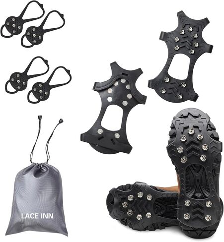 زوجان من مرابط الجر مع 10 مرابط فولاذية (الحجم: عالمي) + زوج واحد من المسامير غير القابلة للانزلاق مع 11 مسمارًا (الحجم: L) in Kuwait