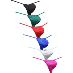 IKINGSKY Men's Big Pouch G String Sexy Low Rise Bulge Thong Underwear in Saudi Arabia