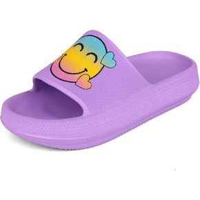 Kids Cloud Slides丨Pillow Sandals for Boys Girls丨Quick Drying Bathroom Shower Sandals丨Summer Beach Pool Slippers| Thick Sole Non-Slip in Kuwait