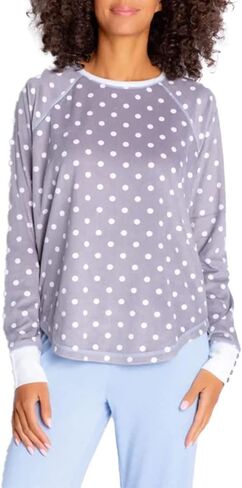 PJ Salvage Women's Loungewear Winter Woods Long Sleeve Top in Saudi Arabia