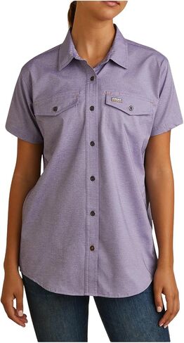 ARIAT Women's Rebar Made Tough Venttek Durastretch Work Shirt in Saudi Arabia