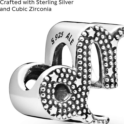 Pandora Moments Women's Sterling Silver Sparkling Capricorn Zodiac Charm in Saudi Arabia