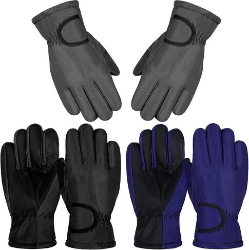 Children Ski Gloves 3 Pairs Waterproof Kids Winter Gloves Insulated Snowboard Ice Skating Gloves Warm Snow Gloves for Kids Girls Boys Toddler Mittens in Saudi Arabia