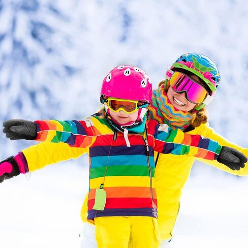 Children Ski Gloves 3 Pairs Waterproof Kids Winter Gloves Insulated Snowboard Ice Skating Gloves Warm Snow Gloves for Kids Girls Boys Toddler Mittens in Saudi Arabia