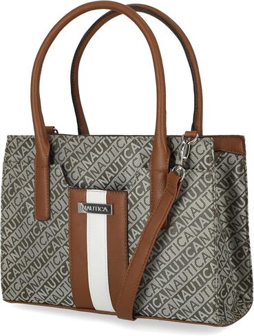 Nautica Womens Sandy Jr. Top Handel Satchel with Removable Crossbody Strap in Saudi Arabia