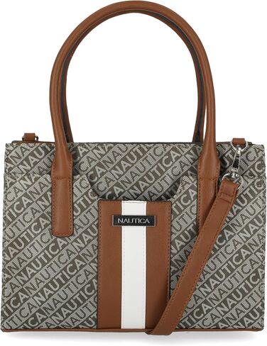 Nautica Womens Sandy Jr. Top Handel Satchel with Removable Crossbody Strap in Saudi Arabia