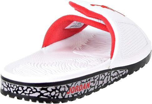 Nike Jordan Hydro 3 Mens Sandals 854556-103_12 - White/University RED-Black in Kuwait