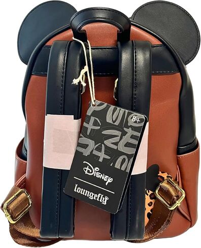 Loungefly Exclusive Disney Minnie Mouse Leopard Print Double Strap Shoulder Bag in Saudi Arabia