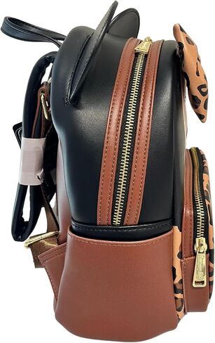 Loungefly Exclusive Disney Minnie Mouse Leopard Print Double Strap Shoulder Bag in Saudi Arabia