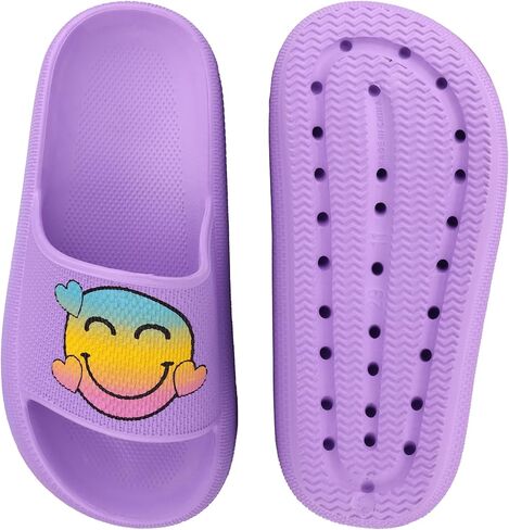 Kids Cloud Slides丨Pillow Sandals for Boys Girls丨Quick Drying Bathroom Shower Sandals丨Summer Beach Pool Slippers| Thick Sole Non-Slip in Kuwait