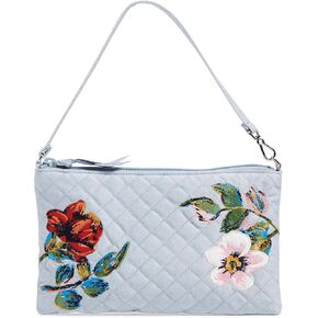 Vera Bradley Women's Denim Convertible Wristlet With RFID Protection, Sea Air Floral, One Size in Kuwait