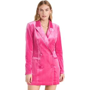Good American Women's Velvet Exec Blazer Dress in Saudi Arabia