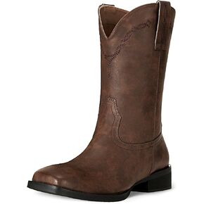 J's.o.l.e Cowboy Boots for Men Square Toe Classic Embroidered Western Boot Wide Calf in Saudi Arabia