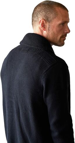 Velvet by Graham & Spencer mens Velvet Men's Teddy Long Sleeve Cardigan Sweater, Navy, Large US in Saudi Arabia