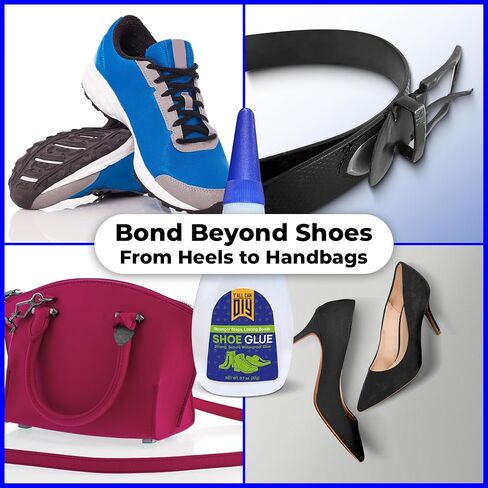 2 قطعة × 0.7 أونصة. (20 جم) لاصق لإصلاح الأحذية والأحذية شديدة التحمل - غراء تثبيت نعل شفاف مقاوم للماء للجلد والمطاط ونعال الأحذية الرياضية. محفظة وحزام وحقيبة يد وأكثر من ذلك in Kuwait