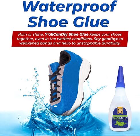 2 قطعة × 0.7 أونصة. (20 جم) لاصق لإصلاح الأحذية والأحذية شديدة التحمل - غراء تثبيت نعل شفاف مقاوم للماء للجلد والمطاط ونعال الأحذية الرياضية. محفظة وحزام وحقيبة يد وأكثر من ذلك in Kuwait