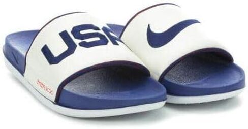 Nike Men's Offcourt USA Slides Sail/Blue (numeric_9) in Saudi Arabia
