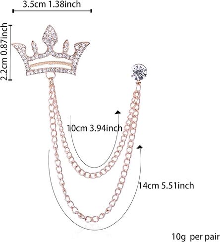 Vavhoo الصليب ولي سلسلة طويلة بروش حجر الراين شرابة بروش دبوس الرجعية كريستال البدلة دبابيس طوق دبوس معطف شرابة سلسلة التلبيب دبابيس للرجال البدلة الملحقات in Kuwait