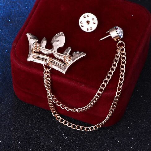 Vavhoo الصليب ولي سلسلة طويلة بروش حجر الراين شرابة بروش دبوس الرجعية كريستال البدلة دبابيس طوق دبوس معطف شرابة سلسلة التلبيب دبابيس للرجال البدلة الملحقات in Kuwait