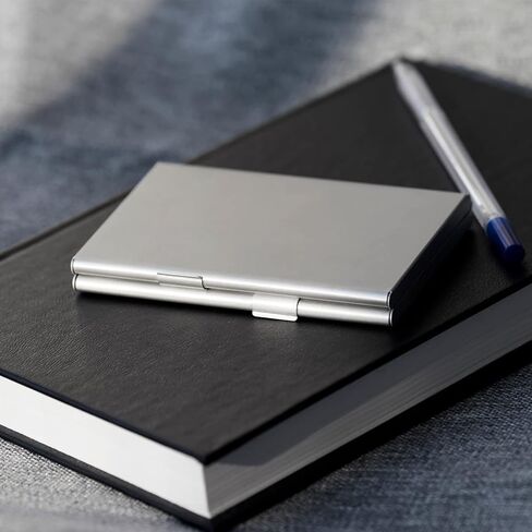 YOKIVE 2 قطعة من حامل بطاقات العمل، حافظة بطاقات العمل مع بطاقات حمل ذات ملمس ناعم، رائعة للمكتب والاجتماعات والاستخدام اليومي (أسود، 3.86 بوصة) in Kuwait