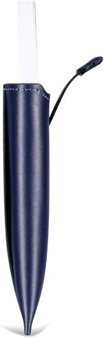 HISCOW Business Card Holder with Flap for Dispensing Cards - Italian Calfskin (Black) in Saudi Arabia