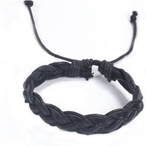 SBI مجوهرات جلدية التفاف سوار المرأة مرساة ريشة سيرفر الصداقة عين الشر الدفة مضفر بوهو الكفة عيد ميلاد الذكرى عيد الميلاد الأسرة in Kuwait