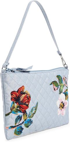 Vera Bradley Women's Denim Convertible Wristlet With RFID Protection, Sea Air Floral, One Size in Saudi Arabia