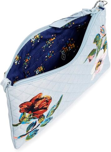 Vera Bradley Women's Denim Convertible Wristlet With RFID Protection, Sea Air Floral, One Size in Saudi Arabia