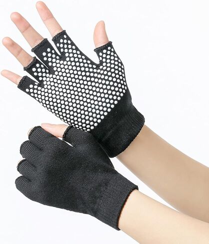 Yoga Socks And Gloves Set with Grips, Non Slip For Women Yoga Dance and Pilates & Workouts with Toes Y-G-YG2 in Kuwait
