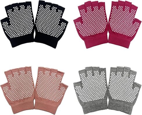 Yoga Socks And Gloves Set with Grips, Non Slip For Women Yoga Dance and Pilates & Workouts with Toes Y-G-YG2 in Kuwait