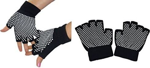 Yoga Socks And Gloves Set with Grips, Non Slip For Women Yoga Dance and Pilates & Workouts with Toes Y-G-YG2 in Kuwait