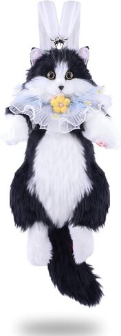 Chongker Stuffed Realistic Cat Plush Backpack - Animal Purse for Kids Cute and Soft Stuffed Animal Backpack with Adjustable Straps in Kuwait