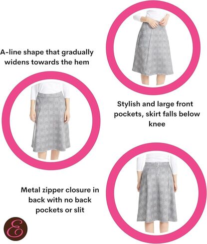 تنورة مكتب قابلة للتمدد من ESTEEZ للنساء - أوستن in Kuwait