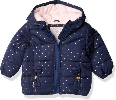 Carter's Girls' Fleece Lined Puffer Jacket Coat in Saudi Arabia