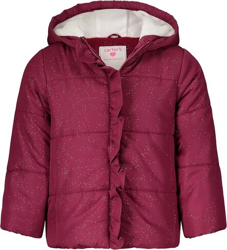 Carter's Girls' Fleece Lined Puffer Jacket Coat in Saudi Arabia