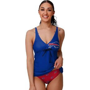 FOCO Buffalo Bills NFL Womens Summertime Solid Tankini in Kuwait