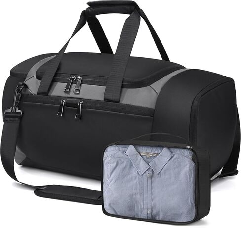 Gym Bag for Men Women, Sports Travel Duffel Bag with Shoes Compartment & Wet Pocket, Carry On Bag Weekender Overnight Crossbody Bag, Waterproof Gym Tote Bags - MIYCOO in Kuwait