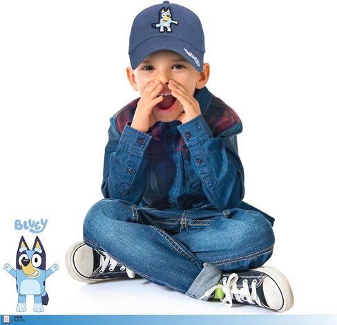 قبعة بيسبول للأطفال الصغار من Bluey - قبعة لطيفة للأطفال - قبعة كرة للأطفال الصغار قابلة للتعديل - قبعة بيسبول للأطفال من الرسوم المتحركة الممتعة in Kuwait