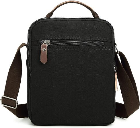 Sechunk Small Canvas Shoulder Bags Messenger Bag Travel Bag Business Bag Working Bag For Men Women in Kuwait