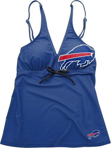 FOCO Buffalo Bills NFL Womens Summertime Solid Tankini in Kuwait