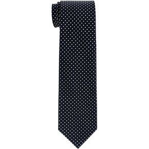 Retreez Modern Mini Polka Dots Woven Boy's Tie - 8-10 years