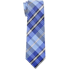 Retreez Elegant Plaid Check Woven Boy's Tie - 8-10 years