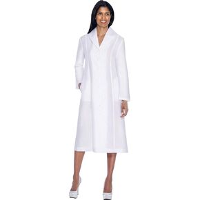 GMI - Group Button Front Clergy Dresses for Women - Elegant Church Dress & Uniform, Clergy Robes Women Choir Robe G11674