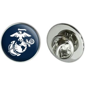 GRAPHICS & MORE Marine Corps USMC White Eagle Globe مرخصة رسميًا باللون الأزرق 0.75 بوصة in Kuwait