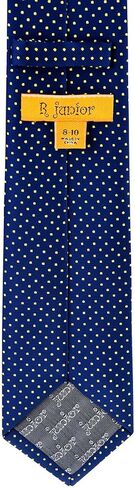Retreez Modern Mini Polka Dots Woven Boy's Tie - 8-10 years in Saudi Arabia