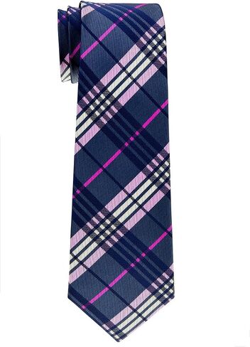 Retreez Stylish Classic Plaid Check Woven Boy's Tie - 8-10 years in Saudi Arabia