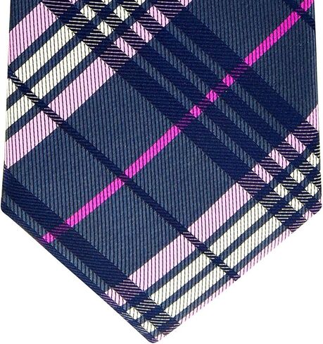 Retreez Stylish Classic Plaid Check Woven Boy's Tie - 8-10 years in Saudi Arabia